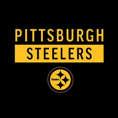 NFL Pittsburgh Steelers Black Performance Series Moto E5 Play Skin